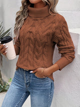 Comfortable Women's Turtleneck Sweater