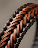 Pontano Braided Leather Belt