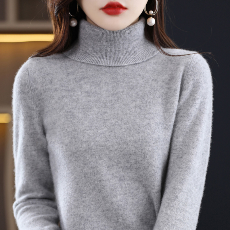 Elena Cashmere Turtleneck