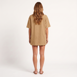 Maeve Women's Co-Ord Set – Shirt & Shorts Short-Sleeve Camp-Collar Two-Piece