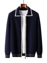 Heritage Contrast Wool Zip