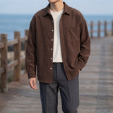 Mason Corduroy Shirt - Coffee Brown