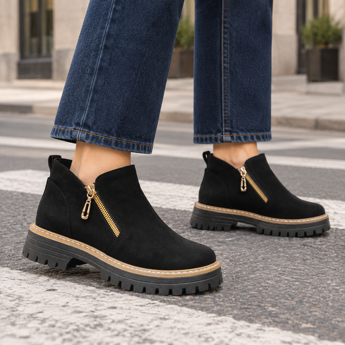Pignatelli Suede Ankle Boots - Black