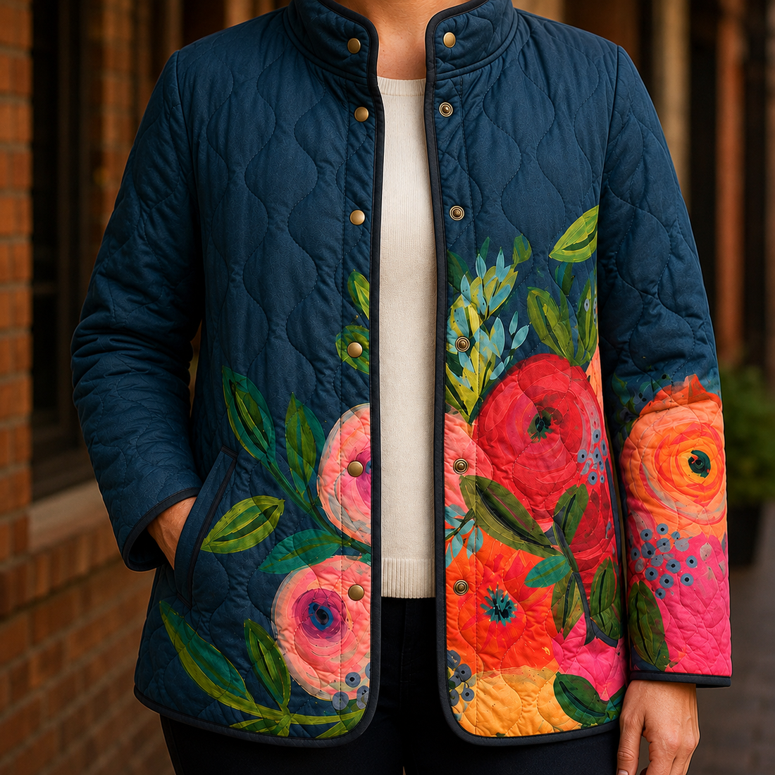 Noelle-Rae Floral Jacket - Multicolor