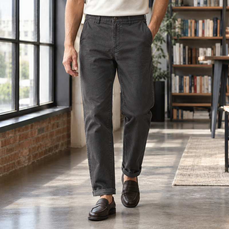 Austin Straight Pants - Black