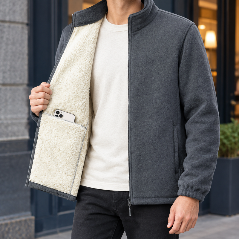 Conrad Fleece Jacket - Gray
