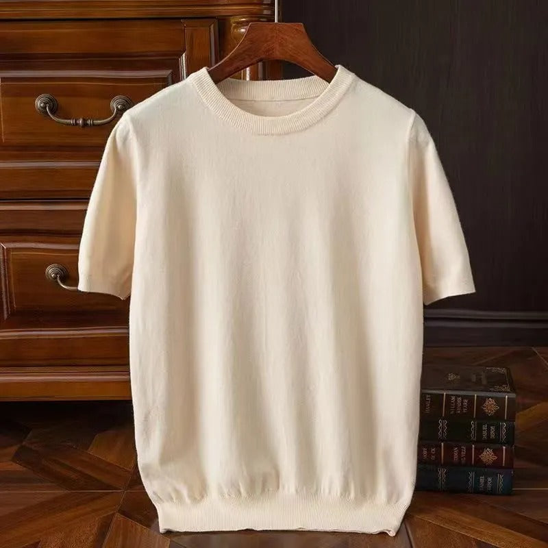 Arezzo Knit Tee - Beige