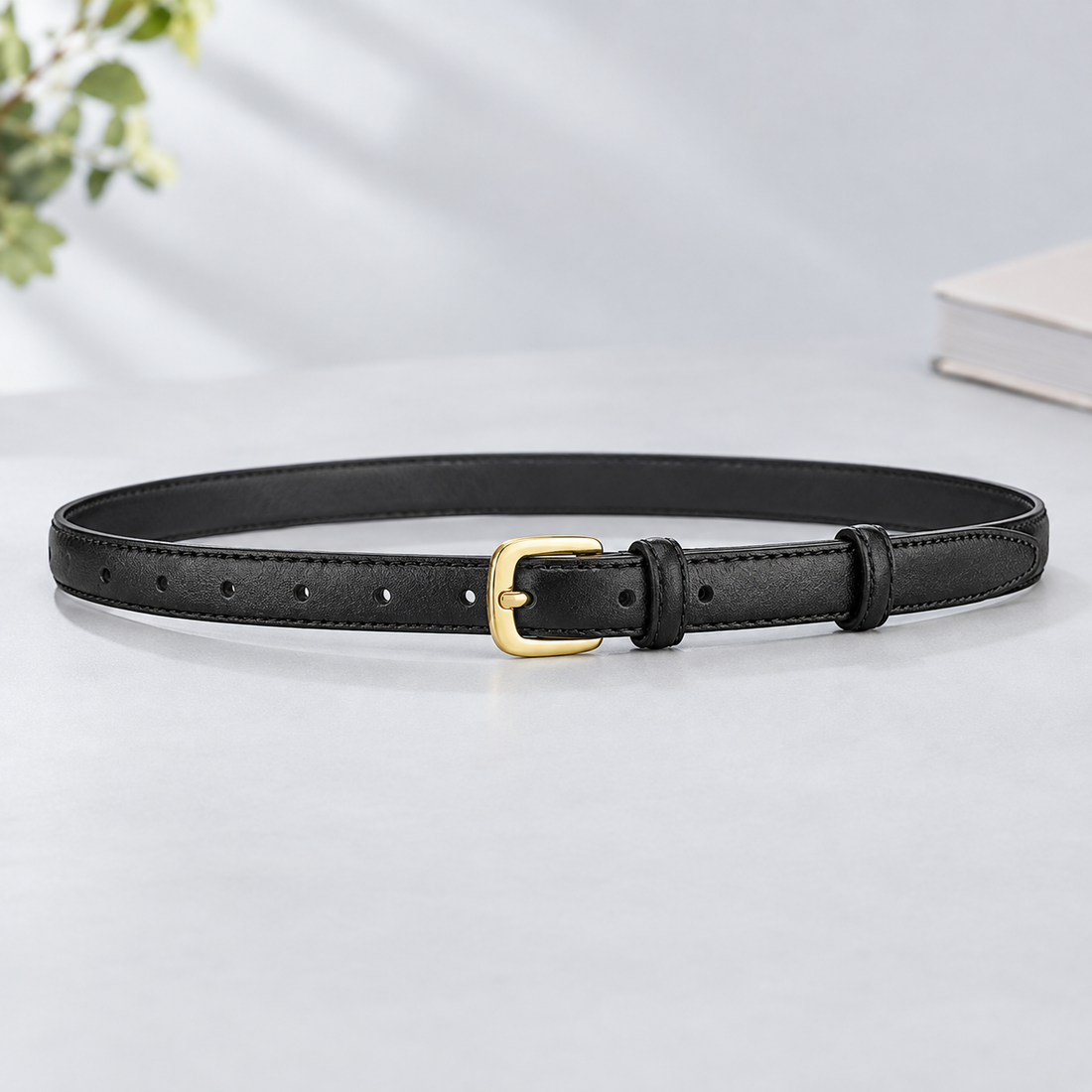 Gravina Slim Belt - Black