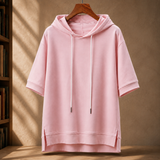 Spencer Cotton Hoodie - Pink