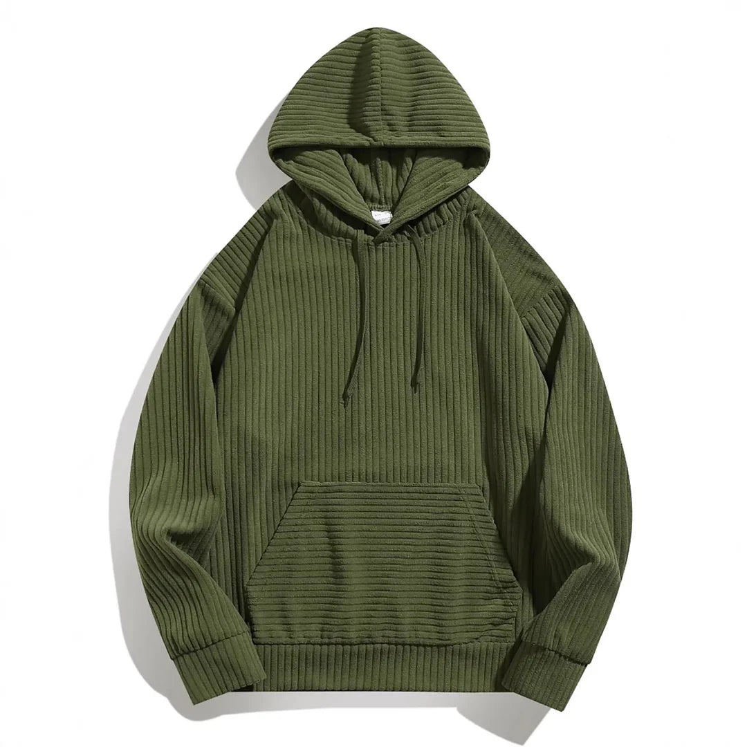 Belgarvia Corduroy Hoodie - Green