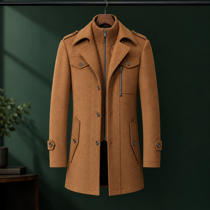 Cuthbert Double Collar Coat