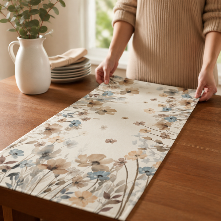 Taormina Botanical Table Runner