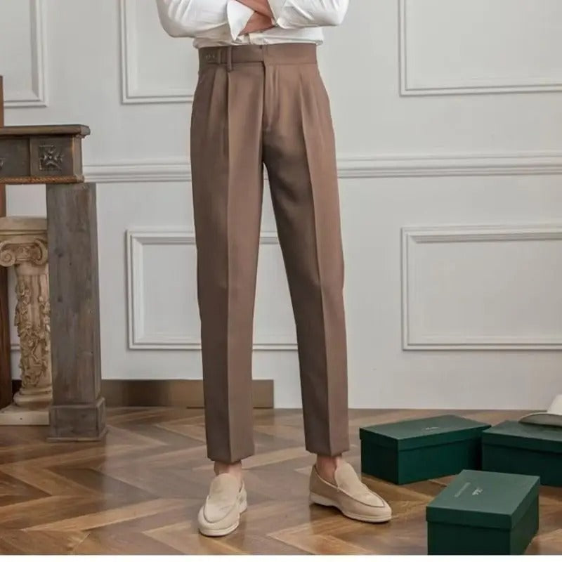 Valentino Pleated Pants - Brown
