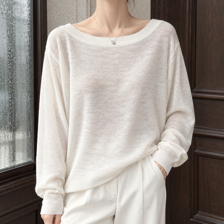 Clarisse-Marie Boatneck Top