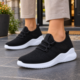 Lucca-Como Knit Sneakers - Black