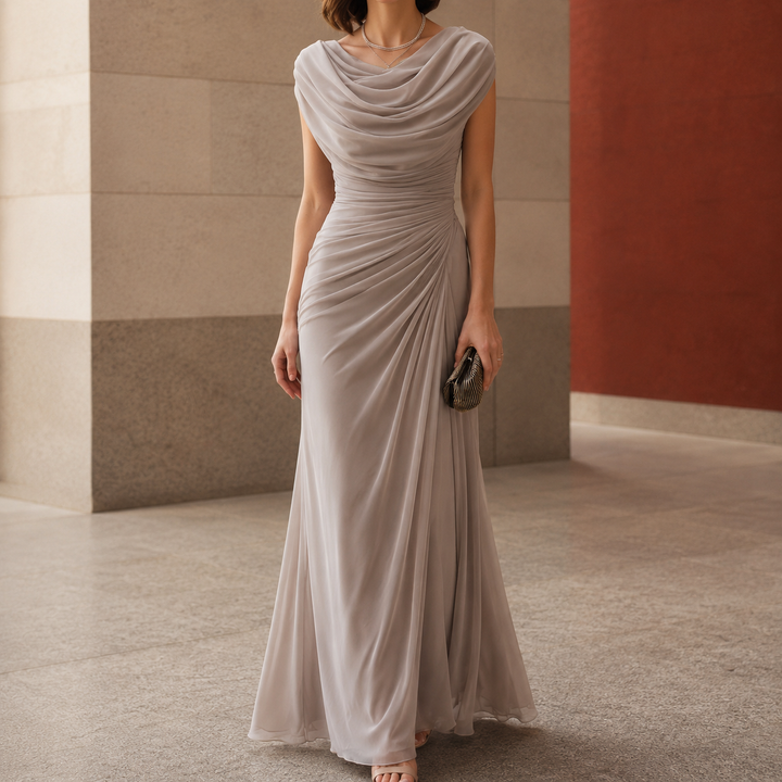 Sylvie-Skye Cowl Maxi Dress