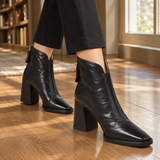 Gattinara Square Toe Boots - Black