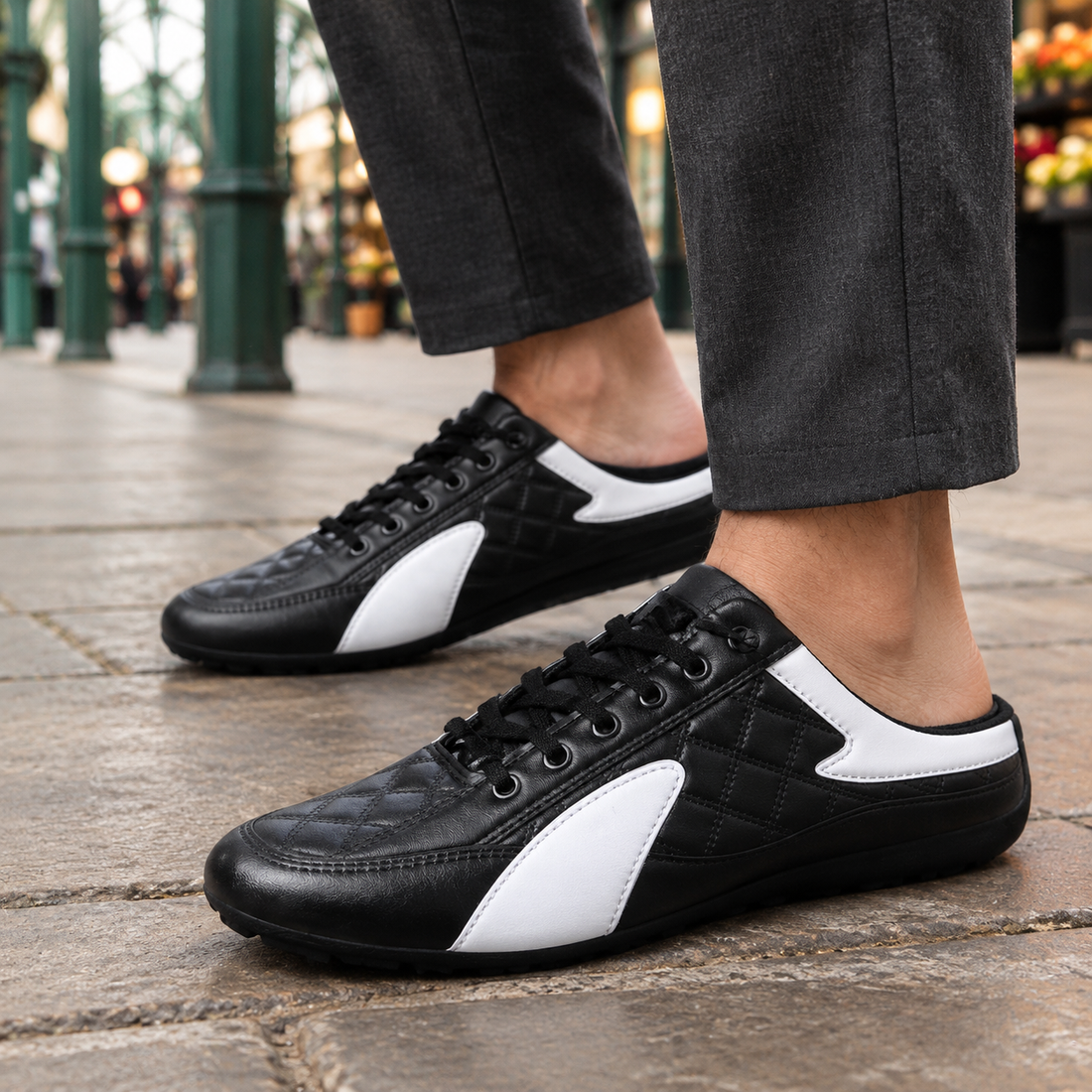 Bevilacqua Backless Sneakers - Black