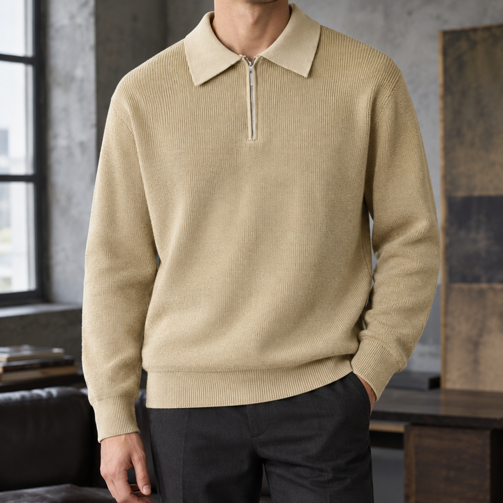 Douglas Half Zip Sweater