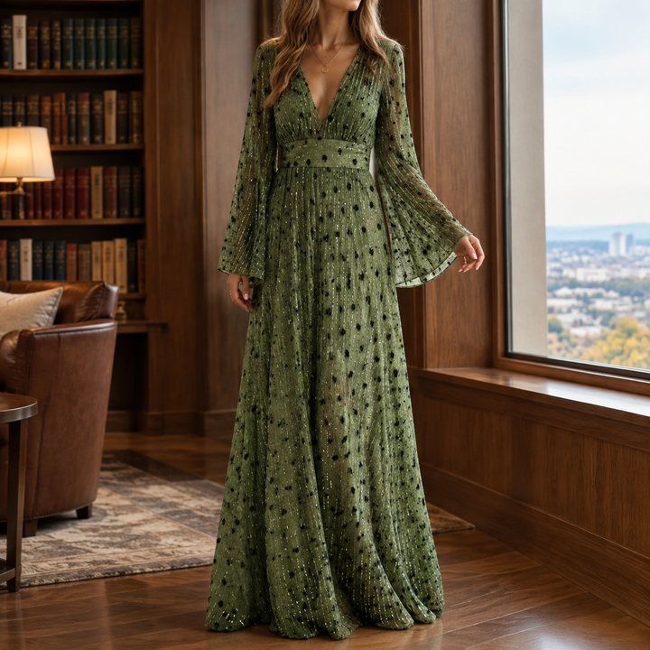 Rosalie-Faye Shimmer Maxi Dress