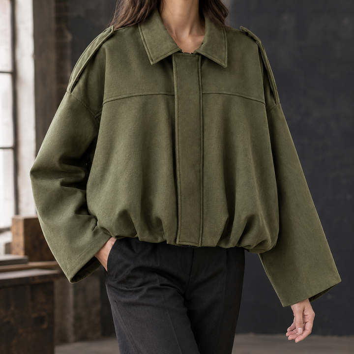 Kiera Oversized Bomber Jacket