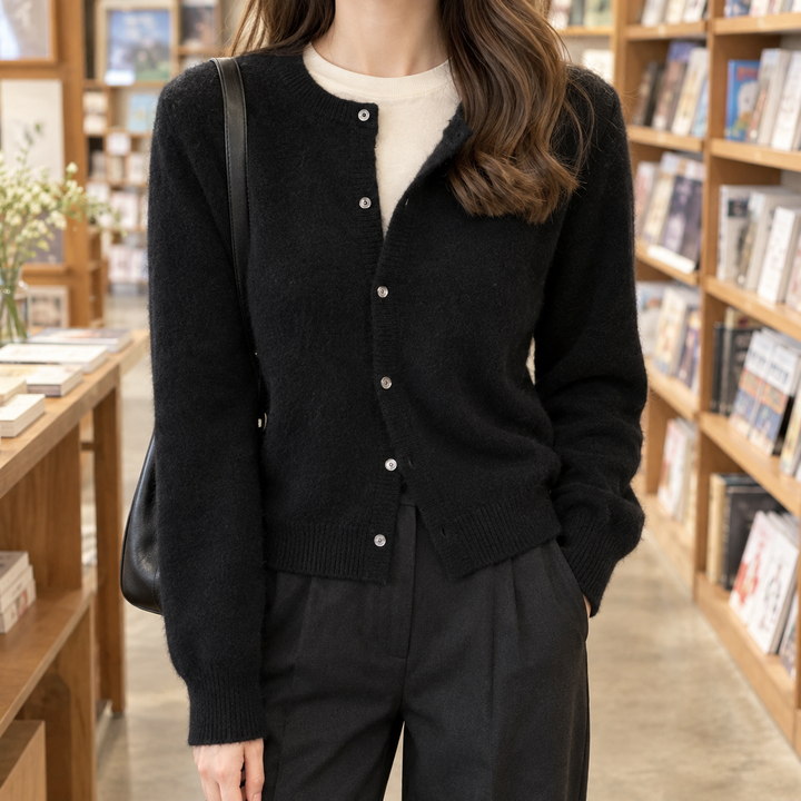 Augustine Round Neck Cardigan