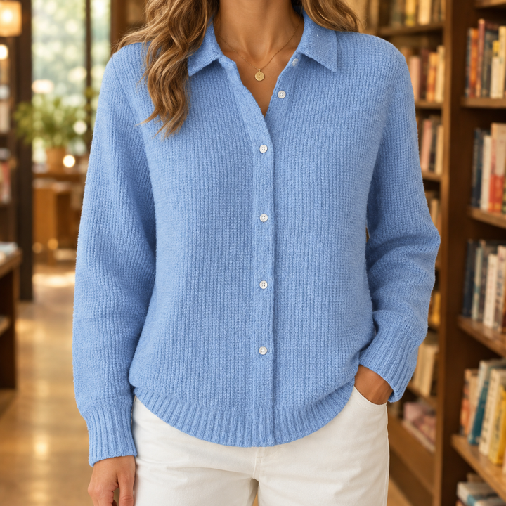 Sabina-Skye Collared Sweater