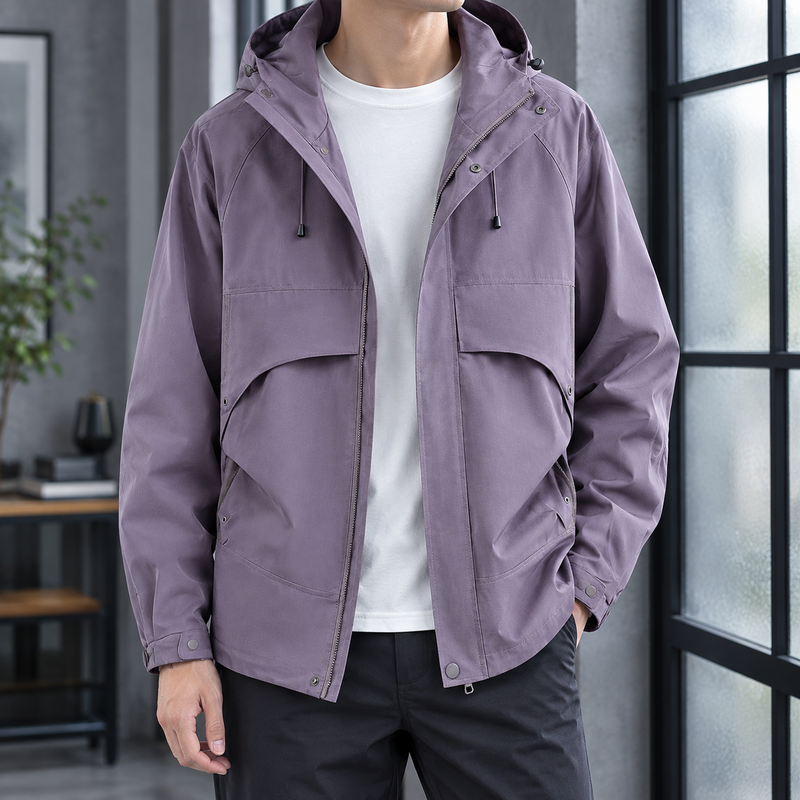 Magnus Utility Jacket - Light Purple