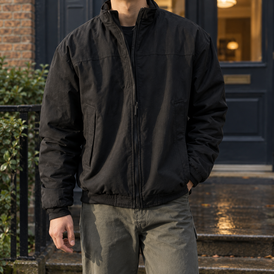 Blake Pilot Jacket - Black