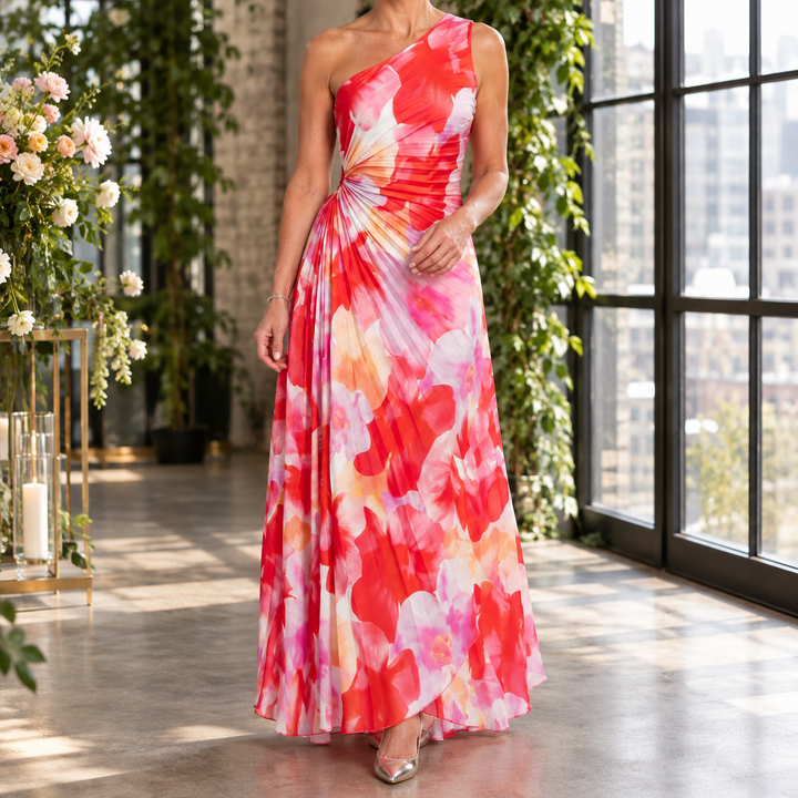 Simone-Marie One Shoulder Dress