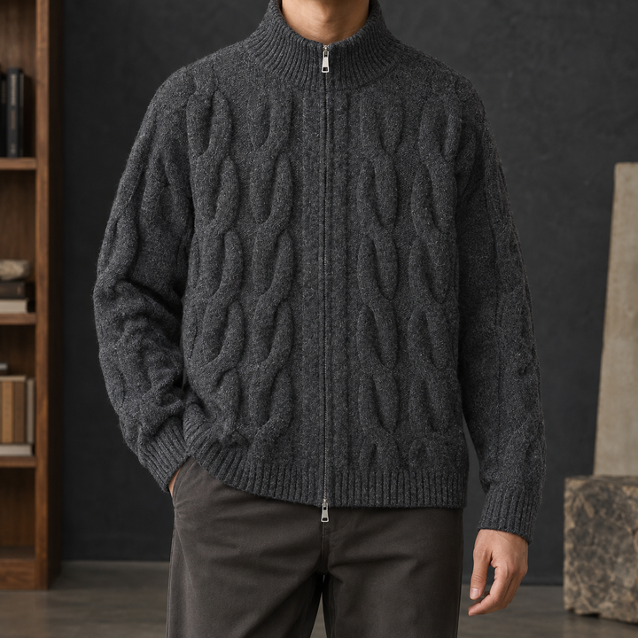 Blake Cable Knit Cardigan