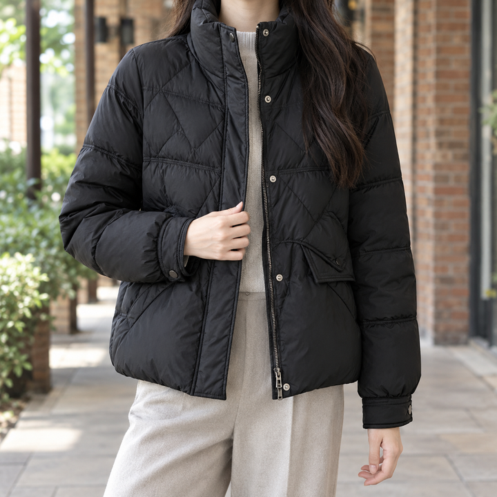 Pomeline-Rose Quilted Jacket