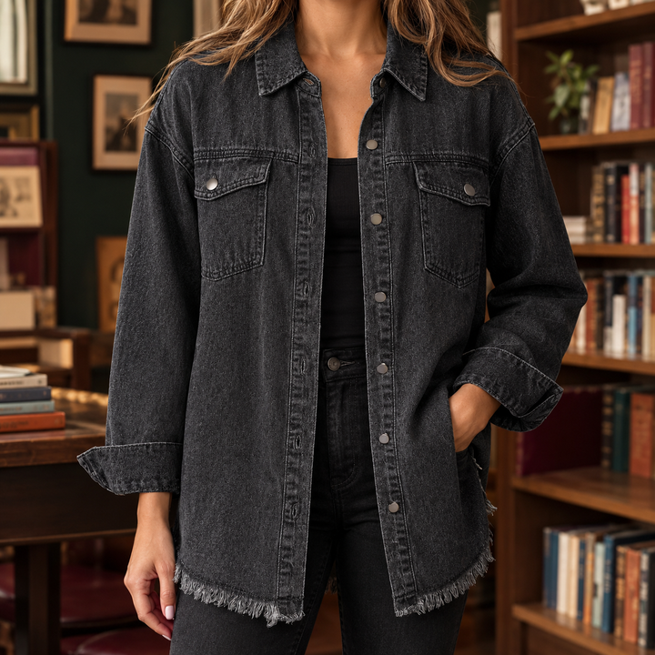 Claudia Frayed Overshirt