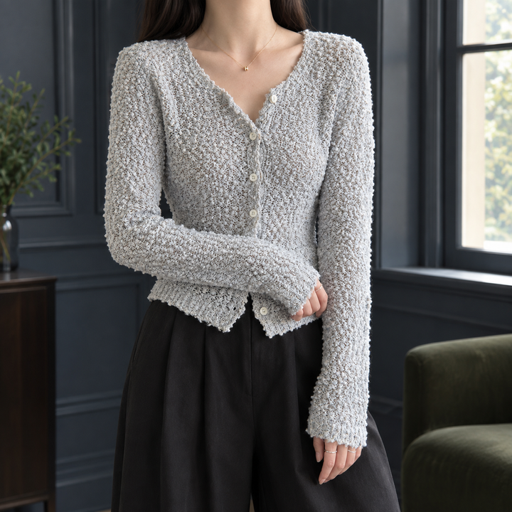 Faith Textured Cardigan