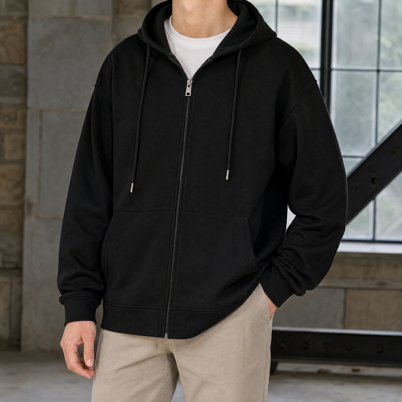 Marcel Oversized Hoodie - Black