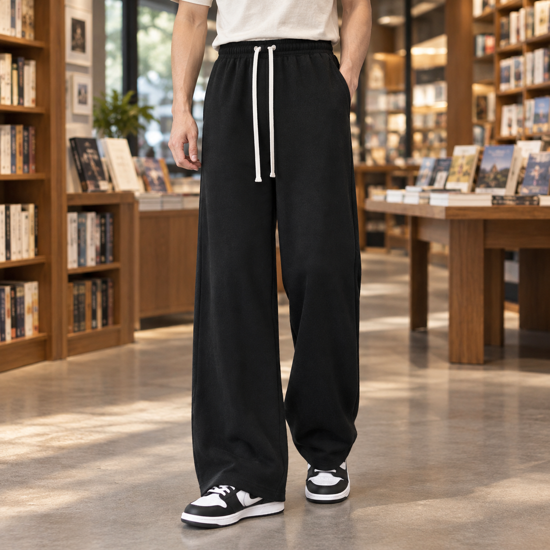 Everard Wide Leg Pants - Black