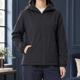 Valerie Hooded Down Jacket - Mysterious Black