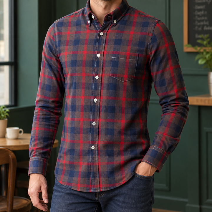 Oliver Plaid Shirt