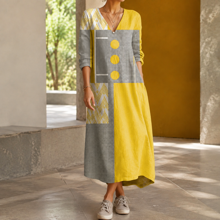 Isabeau-Eve Patchwork Dress