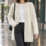 Lillian Brushed Cardigan - Off White