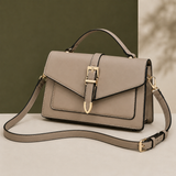 Savoia Buckle Satchel - Khaki