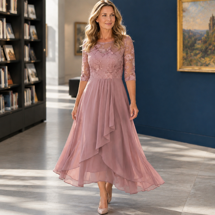 Mireille-Eve Asymmetric Dress