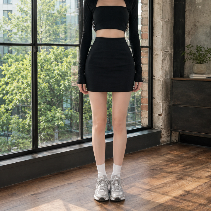 Imogen-Skye High-Waist Mini Skirt