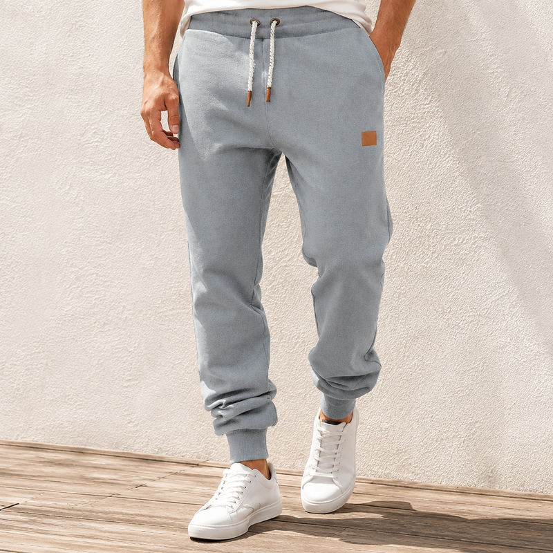 Austin Relaxed Joggers - Light Gray