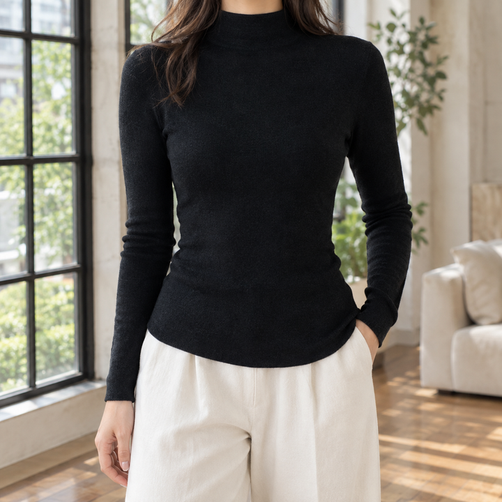 Philippa-Skye Mock Neck Sweater