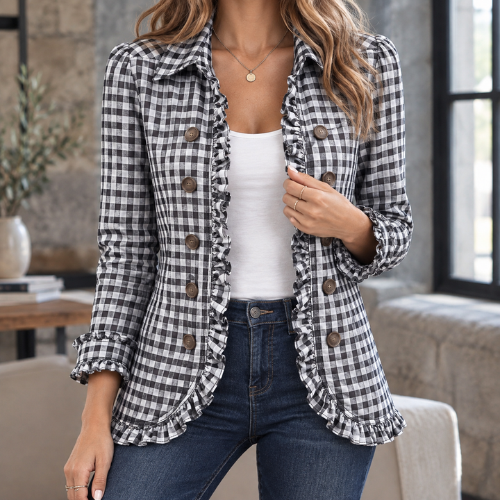Sharon-Marie Ruffle Overshirt