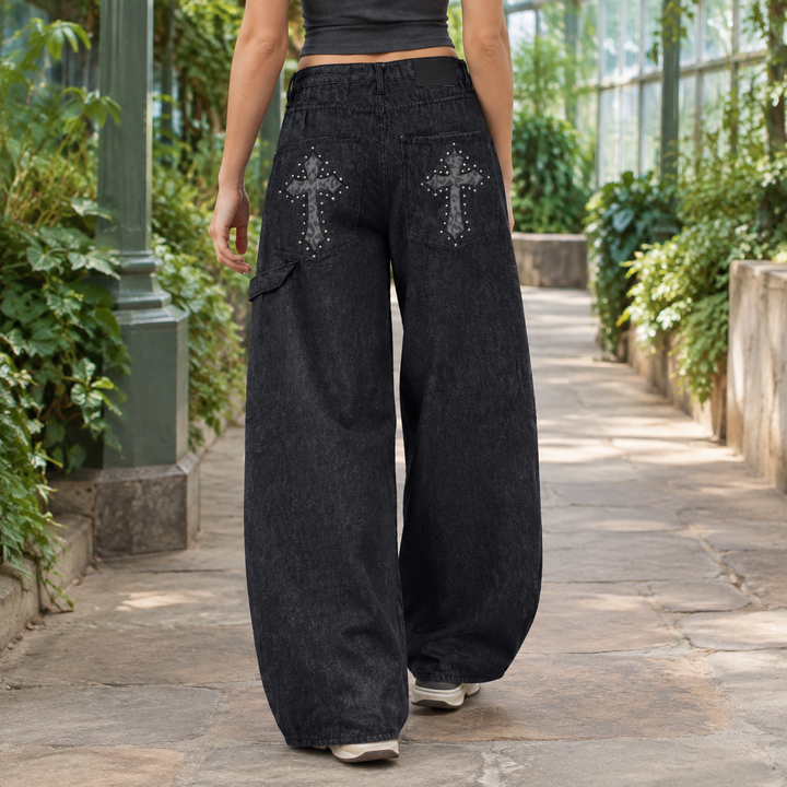 Marisol-Jade Wide Leg Jeans