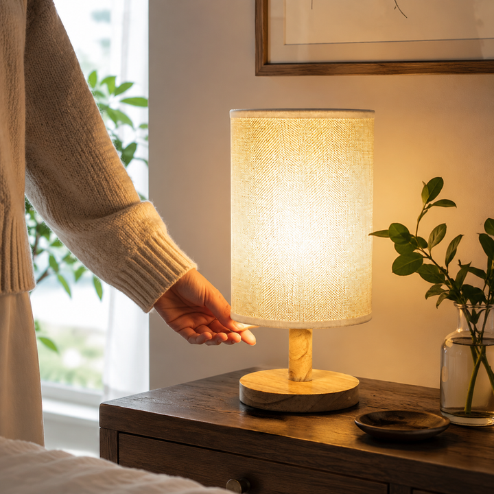 Frostwood Bamboo Lamp