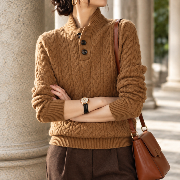 Brigitta-Rae Cable Knit Sweater