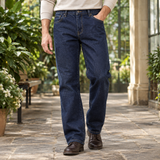 Oswin Straight Pants - Dark Blue